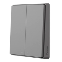 Беспроводной переключатель D1 двухкнопочный (горно-серый)