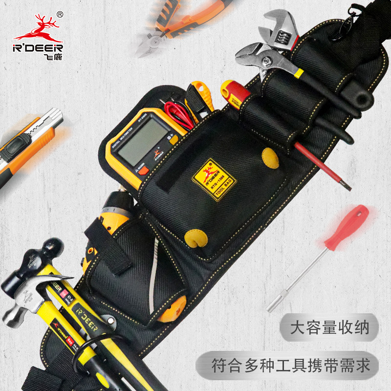 Flying Deer Tool Boutique Waist Type Purse Kit Electrician Bag Thickened Waterproof Electrician Bag Tool Bag