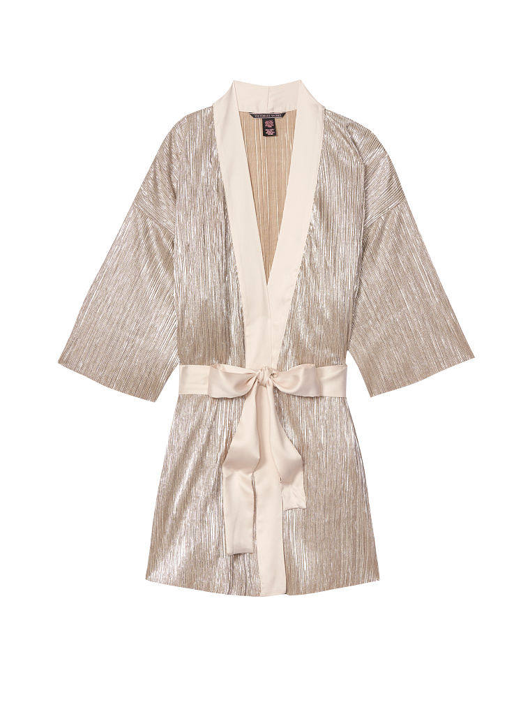 Luxury wedding robe bride wedding superior sleeping robe female spring autumn ice filament sexy nine-point sleeve holiday robe