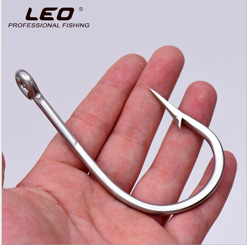 Stainless steel large fish hook Marine large fish hook Large imported sea fishing hook Shark hook Large hook special strong