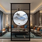 Màn hình Trung Quốc mới gỗ rắn tro gỗ óc chó màn hình phòng khách phòng ngủ phân vùng phòng khách sạn màn hình câu lạc bộ - Màn hình / Cửa sổ