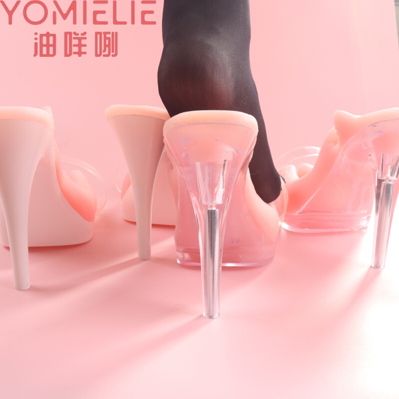 New High-Heeled Shoes for Bed Use, Sexy and Elegant, Stiletto Heels for Nightclubs, Pure Desire and Erotic Style, Princess Shoes