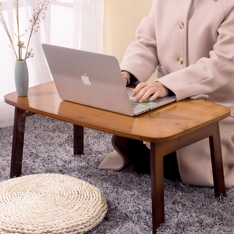 Simple notebook PC made table bed with desk folded table small table lazy person table student Dormitory Study Desk