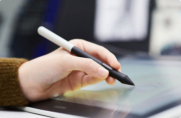 Heguan Wacom one DTC1.33 million and creative LCD digital hand-painted screen 4096-level original pressure-sensitive pen