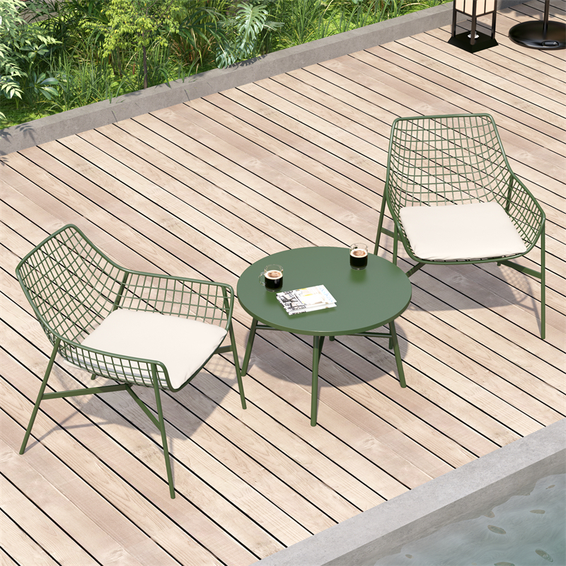 Outdoor Tables and Chairs, Balcony Leisure Area Layout, Leisure Table and Chair Combination, Hotel Garden Waterproof and Sun-Proof Outdoor Dining Table Outdoor Tables and Chairs, Balcony Leisure Area Layout, Leisure Table and Chair Combination, Hotel Garden Waterproof and Sun-Proof Outdoor Dining Table