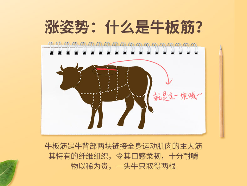 【品品】纯牛板筋牛肉零食20袋