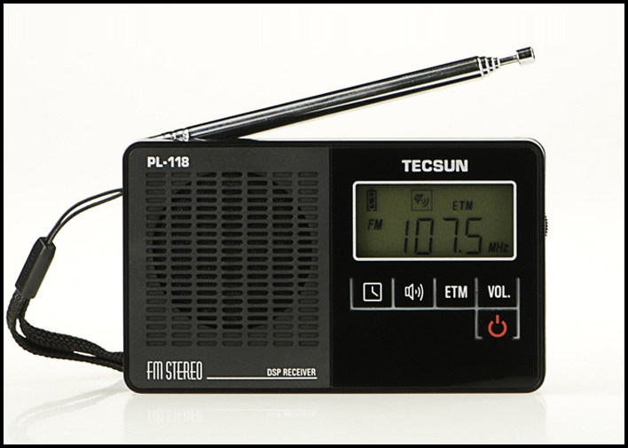 Tecsun PL-118 Portable Pure FM Stereo Radio for Students