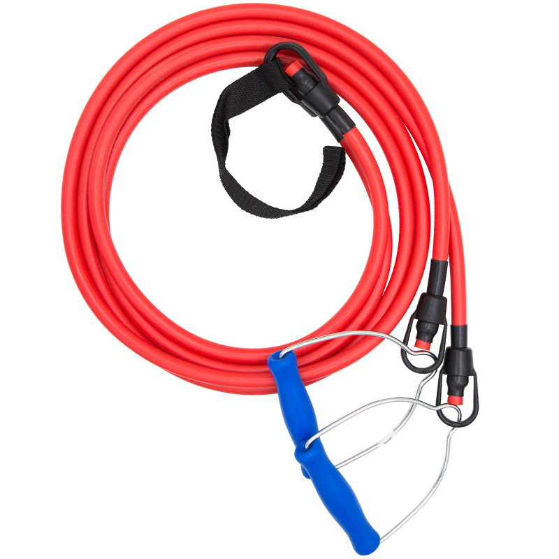 English Hair Rally Rope Professional Class Swimming Breaststroke Training Traction Rope Speed Force Silicone Trainer 1801 Tension Belt