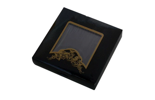 Мужской ультратонкий креативный металлический портативный портсигар