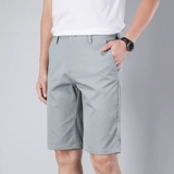 Летние хаки модные тонкие шорты, мужские штаны для отдыха, в корейском стиле