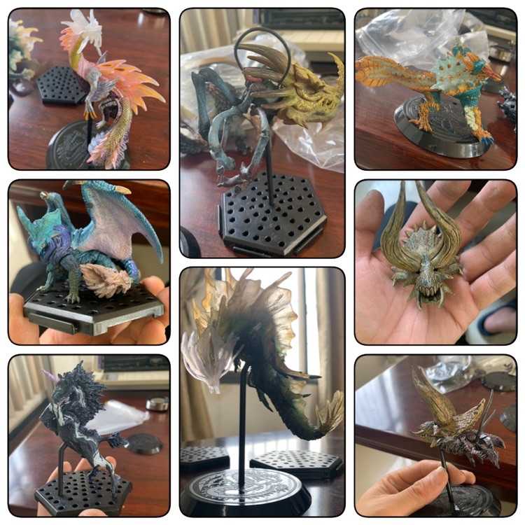魔物獵人世界mhw盒蛋模型雷狼龍麒麟骸龍散貨無包裝 魔物獵人世界mhw盒蛋模型雷狼龍麒麟骸龍散貨無包裝