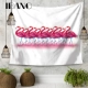IBANO Châu Âu và Hoa Kỳ Tấm thảm Ấn Độ treo đồ trang trí vải nền Hàn Quốc INS Flamingo trang trí phòng vải thảm treo tường bản đồ 
