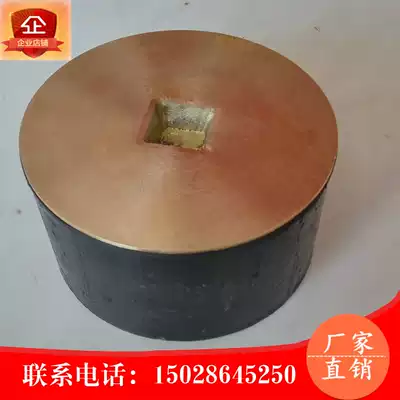 Copper surface cleaning port Cast iron copper cover floor inspection cleaning port DN50 75 100 150 Copper surface cleaning port