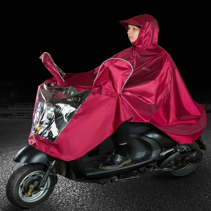 Paradise Raincoat Increased lengthened Peak Adult Electric Bottle Car Electric motorcycle riding outdoor rain cape-Taobao