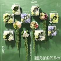 Wall-mounted fish tank Creative Wall living room wall simulation plant wall flower basket ornament pendant Wall Flower Pot