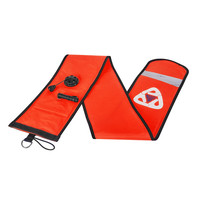 AKUANA SMB diving buoy elephant pull 1 2 meters closed 1 5 meters dual purpose diving elephant pull