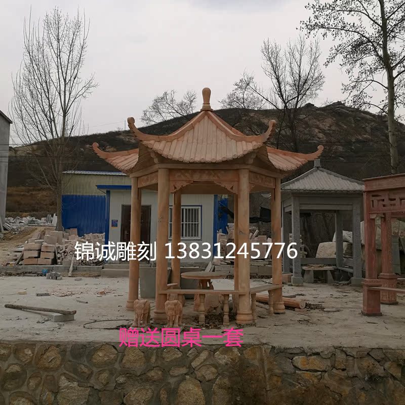 Stone pavilions stone carved pavilions stone pavilions stone pavilions outdoor marble outdoor by cold pavilions Carved Evening Red Pavilions