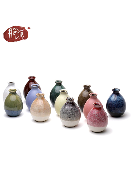 Japanese Style Mini 0.25kg Empty Bottle Decoration Wine Pot