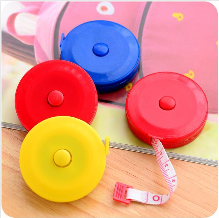 Custom logo home automatic shrinking mini tape measure 15 meters measuring height ruler clothes ruler soft ruler measurement ruler measurements