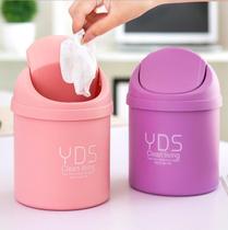 Custom Logo Small Desktop Trash Can Mini Creative with lid Home Kitchen Living Room bedroom Table Rubbish Bin