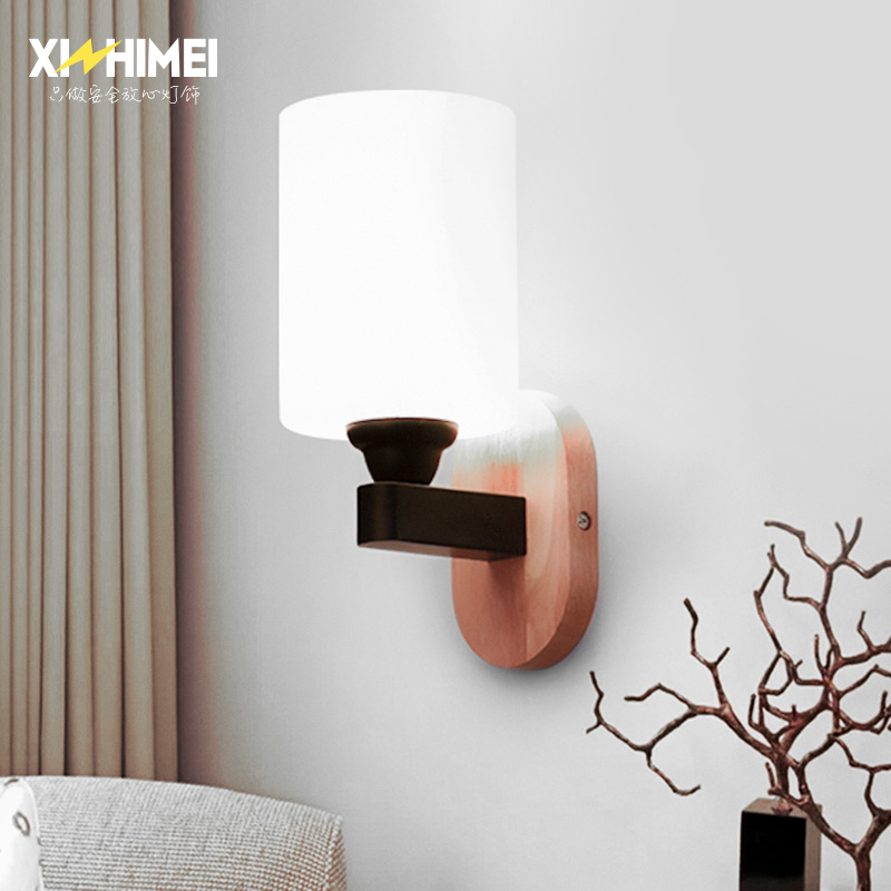 Modern simple fashion LED wall lamp headlamp bedroom lamp hallway corridor lighting lamps