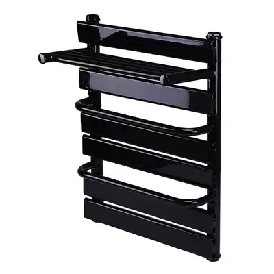 Copper and aluminum composite bath towel rack black big picture