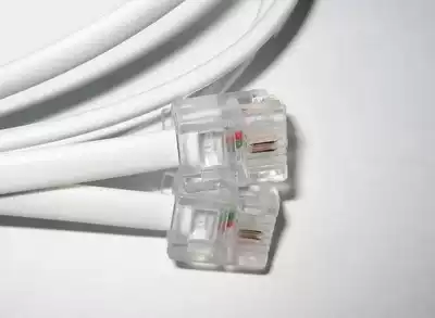 Telephone line Telephone extension cable Light cat finished product extension connector 2-core wired telephone landline fax machine Outdoor 2m3m5m10m20m25m30m meters