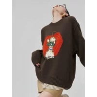 Темно -коричневый топ