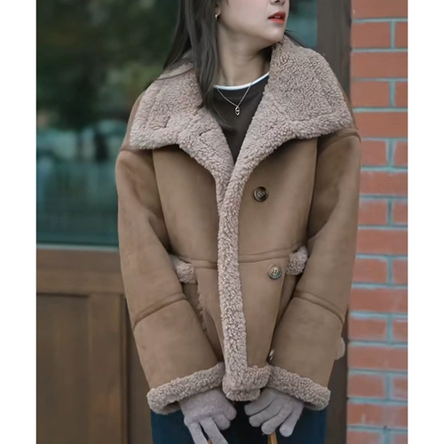 Бархатная зимняя короткая куртка, увеличенная толщина