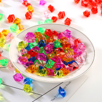 Childrens crystal gem toy Crystal diamond grain Princess gem Amblyopia training Colorful stone ornament Crystal stone