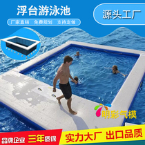Inflatable swimming pool cruise ship slide pool float diving pool rotary disco seesaw play equipment