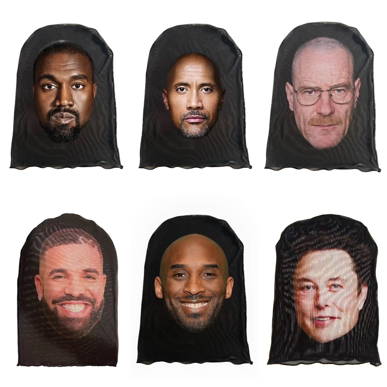 Barak Rafa hat Kanye ridicule for prank 3D printed headgear mask balaclava non-MASKERA-Taobao