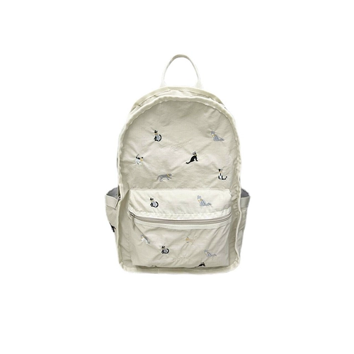 Изысканный рюкзак, вместительный и большой ранец, с вышивкой