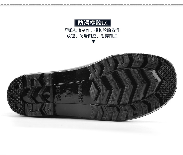 Ống trung bình mưa khởi động của nam giới ống ngắn mưa khởi động non-slip cao su không thấm nước giày làm việc bảo hiểm lao động giày khởi động ngắn nước giày nước ấm khởi động giày của nam giới giày chống nước đi phượt