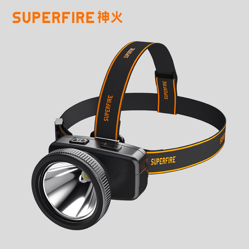 supfire Shenhuo HL55-S headlight head-mounted strong light outdoor charging ultra-bright long-life fishing special lamp