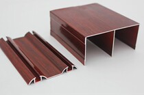 Titanium alloy wardrobe moving door double track pulling door guide slot - free sliding up and down track cabinet runway