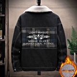 Джинсовая мужская утепленная короткая зимняя куртка для школьников, подходит для подростков