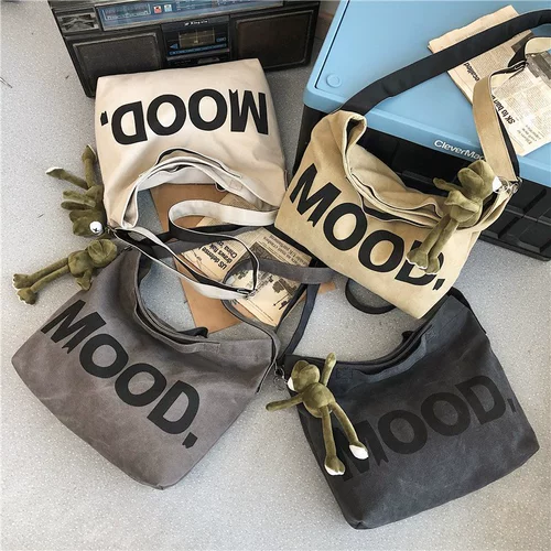 Сумка через плечо, трендовая японская сумка на одно плечо