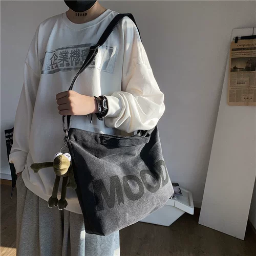 Сумка через плечо, трендовая японская сумка на одно плечо