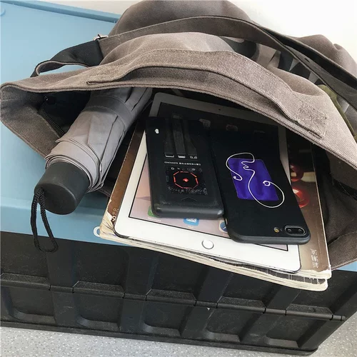 Сумка через плечо, трендовая японская сумка на одно плечо