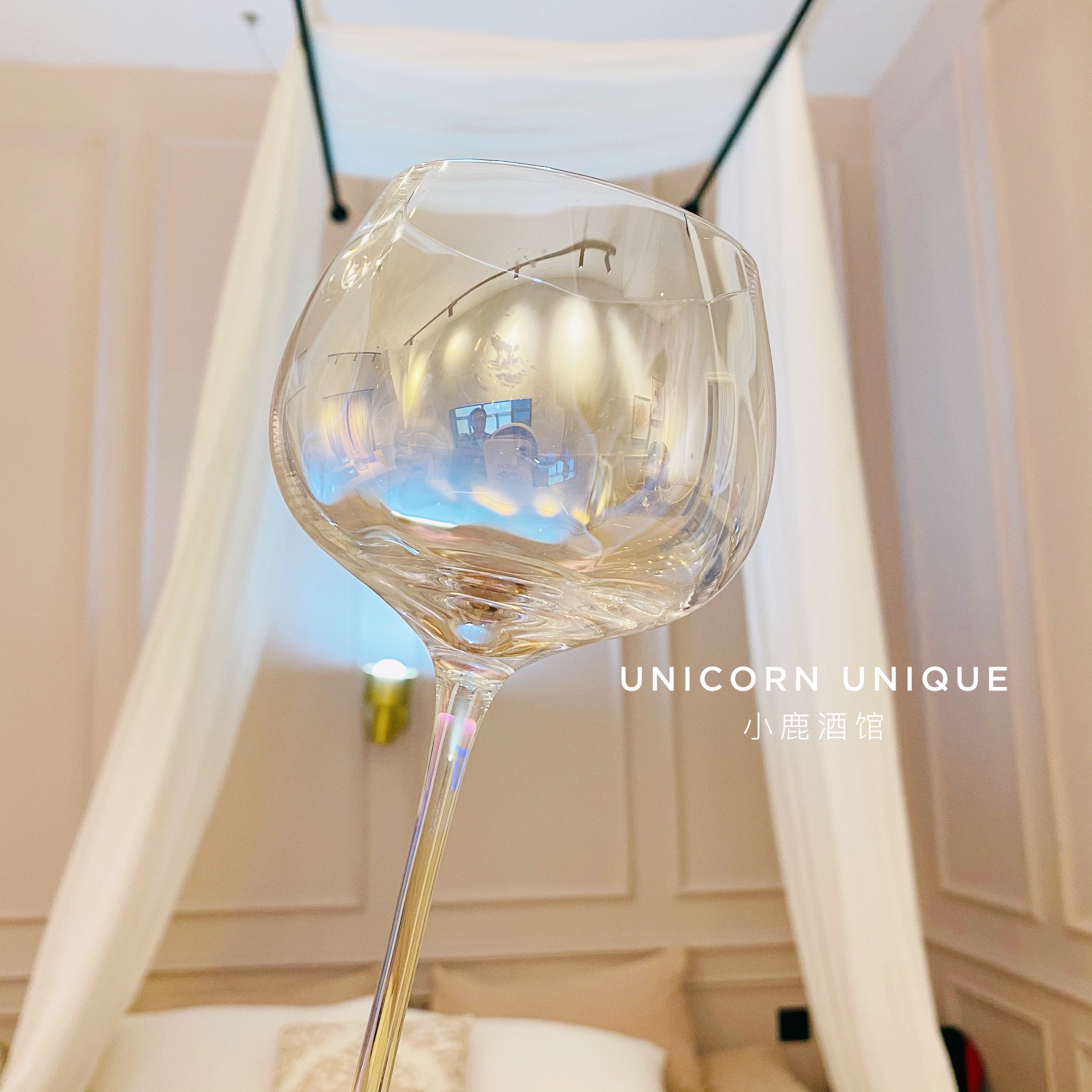 (2 prices)Upgraded version of the random comparison is not good gas super durable~Rainbow high foot handmade red wine glass