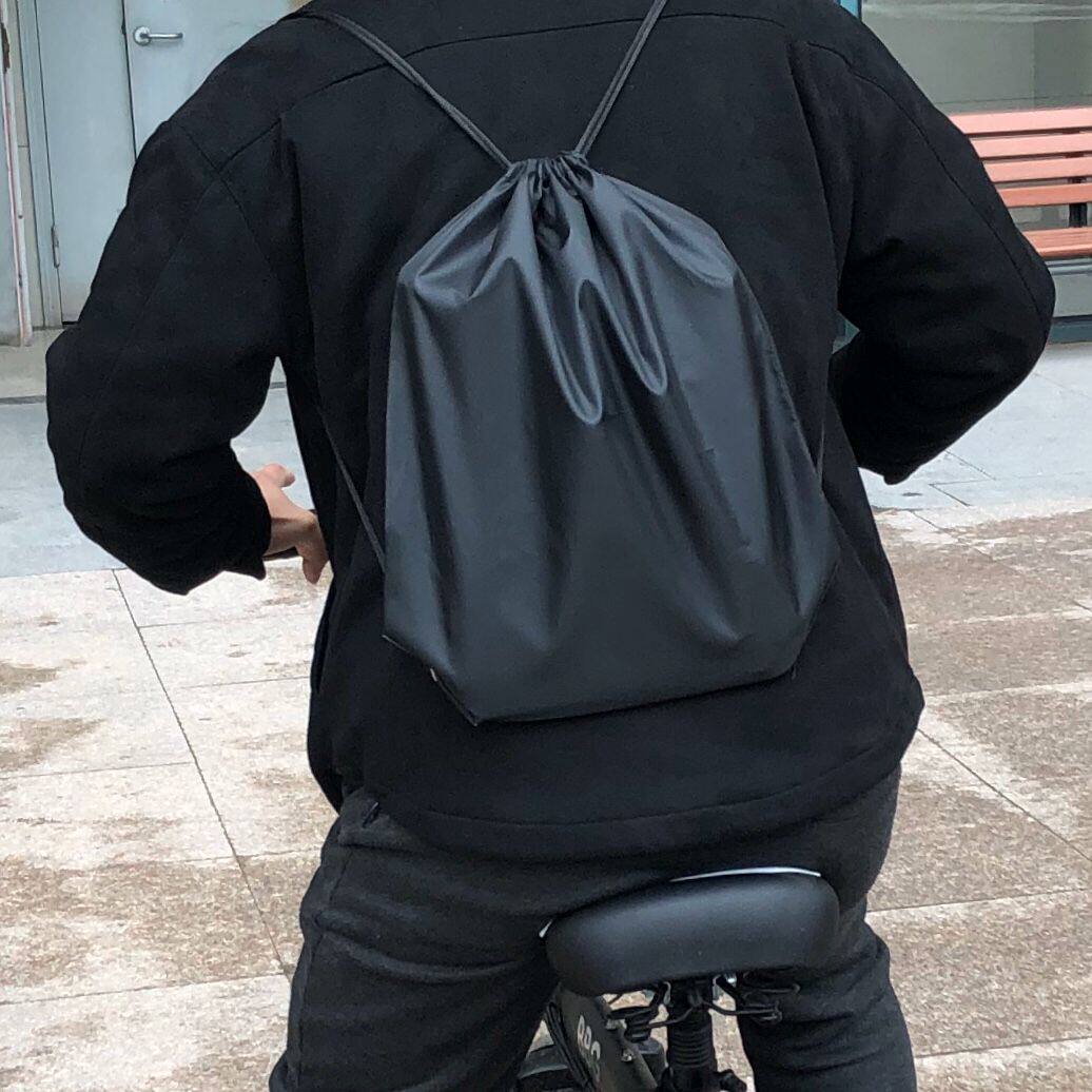 Beam Pocket Drawing Rope After bag Jacket Bag for men and women Raincoat Raincoat Bag Waterproof Simple Outdoor Travel Sports Fitness bag
