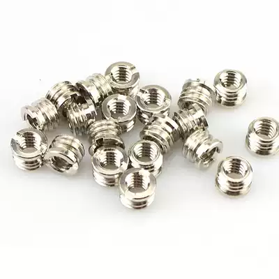 1 4 Mutual rotation 3 8 adapter screw nut nut camera tripod interface conversion screw