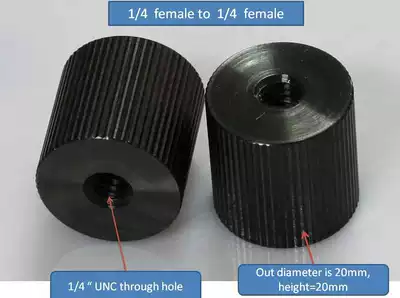 New camera 1 4 female teeth Turn 1 4 female teeth Camera screw Standard 1 4quot-20 inch teeth