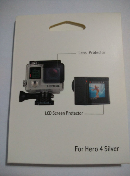 Screen foil for GoPro Hero4 3+ camera waterproof protective case lens protective film