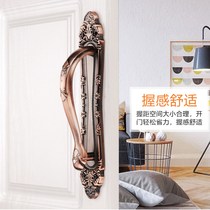 Antique copper cover handle door Wooden Door Door Door Door Door Door handle invisible door wardrobe door handle European style