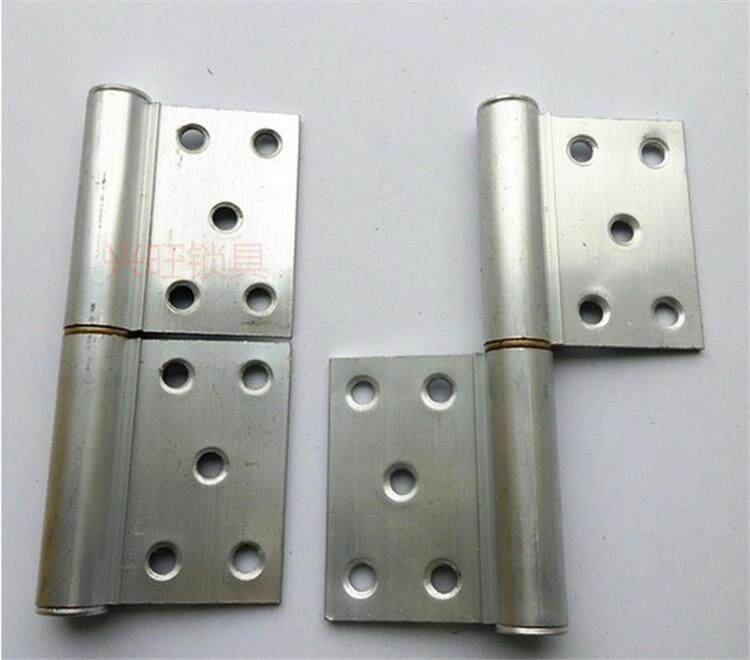 Hinge 40 (full 9 9 yuan bag) clear cabin 5-inch flag-shaped aluminium hinge bathroom door detachable hinge can be detached
