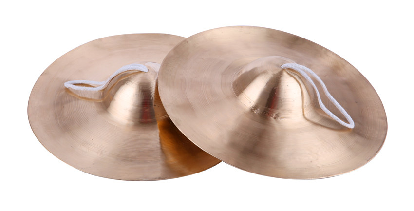 Yonggu Instruments Loud Brass Cymbal cymbal Large Chinese small hat Cymbal Drum Number Team Students less First Team Drums Cymbal