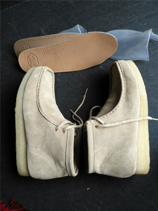 Giày đế dày chính hãng tăng giày nam bình thường Giày đế xuồng đế thấp Giày da cao gót da kangaroo Giày gân - Giay cao