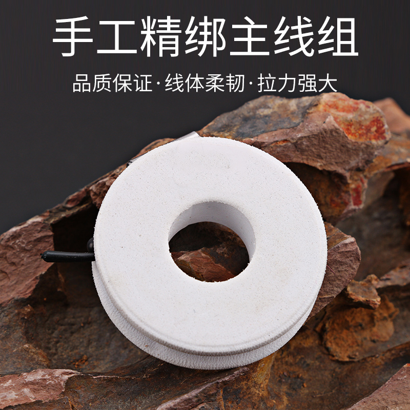 Tie the finished line group fishing line main line sub-line set full set of fishing rod fishing gear supplies set Daquan